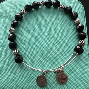 Alex and Ani Bracelet Black Beaded